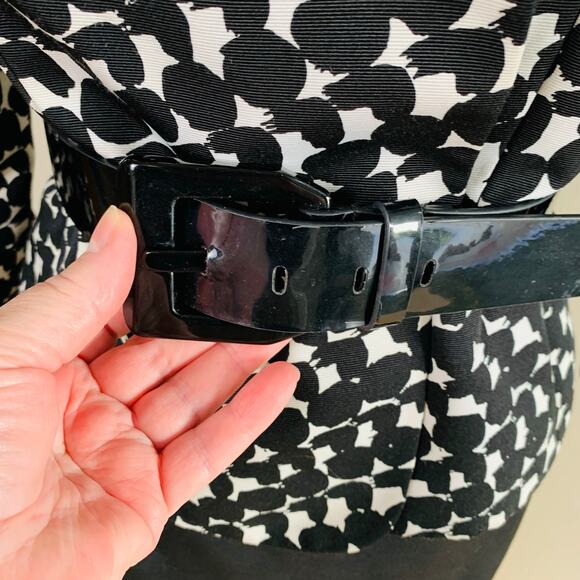 Tahari ASL Petite Size 4P 2-Piece Skirt Suit Blazer Jacket Black Career Formal - Picture 10 of 14